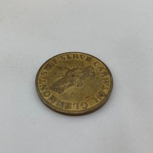 Vintage Glenmont Self Serve Car Wash 'No Cash Value' Token Coin